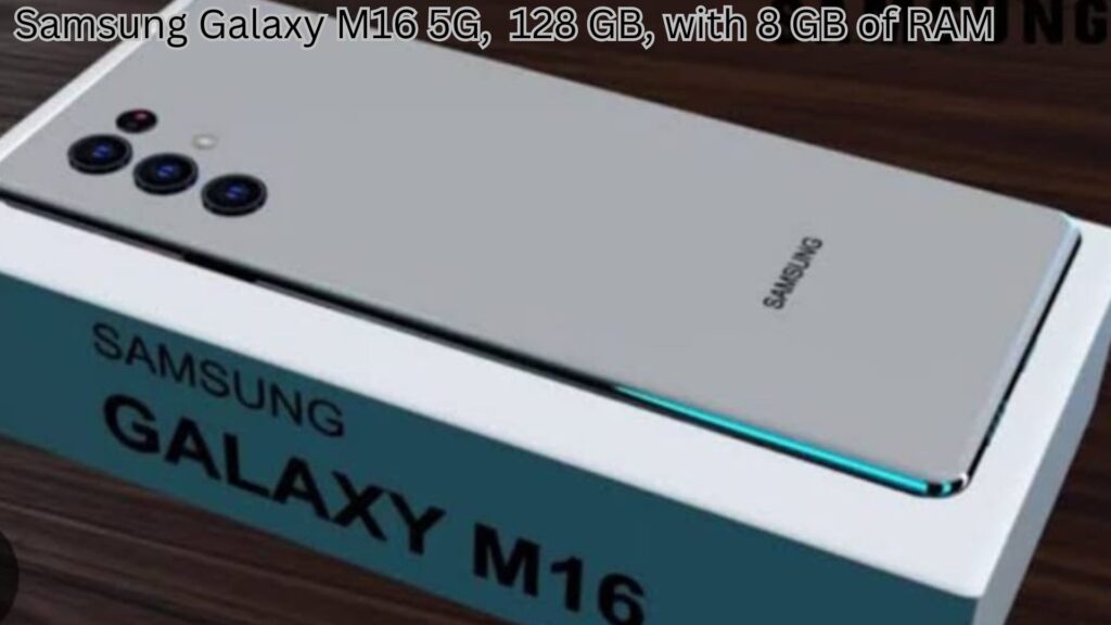 Samsung Galaxy M16 5G, Thunder Black, 128 GB